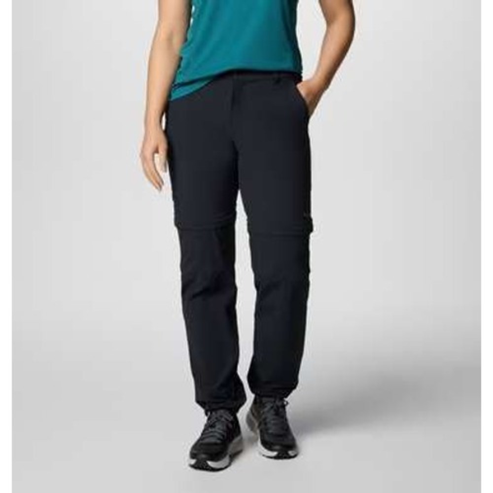 Columbia Summit Valley Convertible Pant II Black Size 4 Long New With Tags